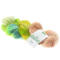 SILKHAIR HAND-DYED 606 - lime/whitegreen/olive/jade/turquoise/vanilla/yellow/petrol/pink/terracotta/beige