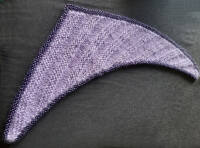STRICK-ANLEITUNG /  KURZSCHAL "MOHAIR DI GIO" -...