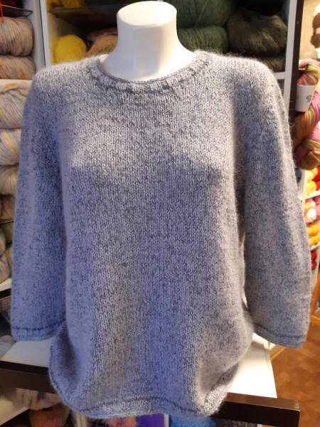 STRICK-ANLEITUNG /  PULLOVER "COOL WOOL LACE / SETASURI / BRILLINO"