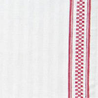 TEA TOWEL RICO - 16168 .white / red