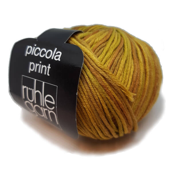 PICCOLA PRINT*  Fb .205 - Rehbraun/Senf/Kaki