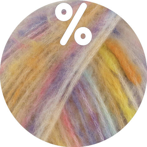 08*- Rohweiß/Orange/Violett/Hellblau/Gelb
