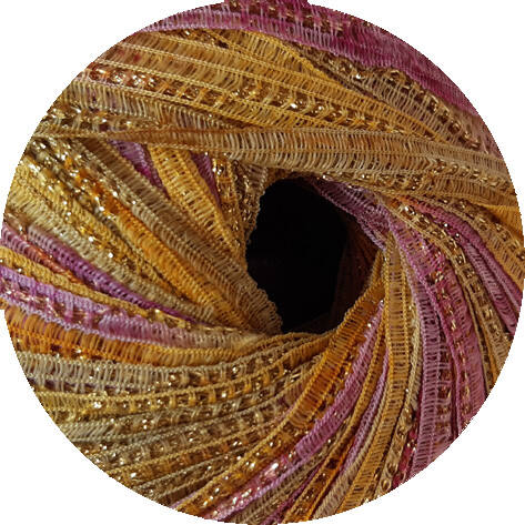 4645 - gold/mustard/dusky pink