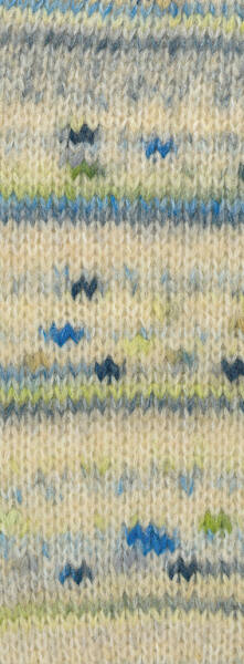 15 - Blassgelb/Mai-/Graugrün/Blau/Sandgelb